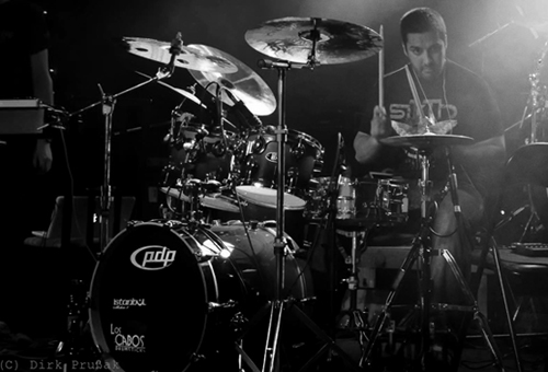 Marc an der Drums
